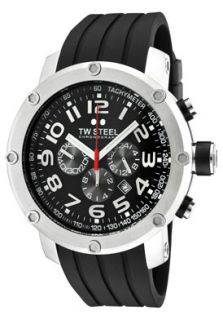TW Steel TW121 Watches,Mens Grandeur Tech Chronograph Black Dial 