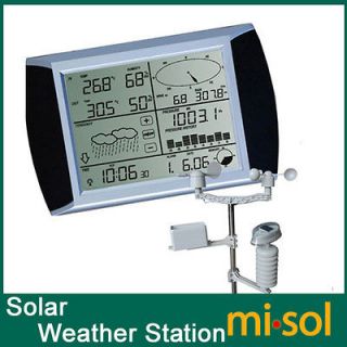 Newly listed Pro Wireless Weather Station Touch Panel w/ Solar sensor 