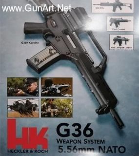 NICE ORIGINAL HK Heckler & Koch G36 COLOR Poster H&K→