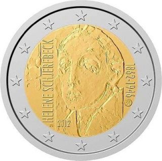   SHIPPING   FINLAND 2 EURO COIN 2012   HELENE SCHJERFBECK *** UNC