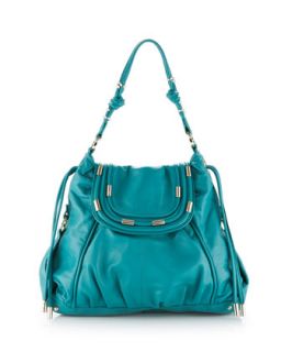 Salma Shoulder Bag, Turquoise   