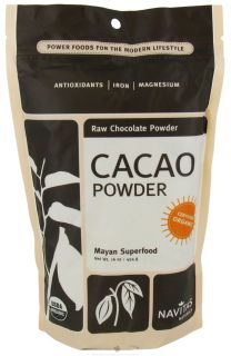 Navitas Naturals   Cacao Power Raw Powder Certified Organic Chocolate 