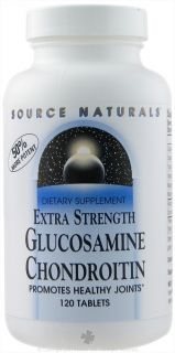 Source Naturals   Glucosamine Chondroitin Extra Strength   120 Tablets 