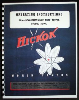 hickok tube testers in Business & Industrial