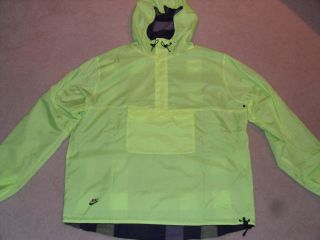 New Tags Mens Nike Reversible Wind Jammer 1/2 Zip Pullover Jacket XXL 