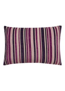 Home Homeware Cushions & Throws Metrix Stripe Cushion in Purple 50cm x 