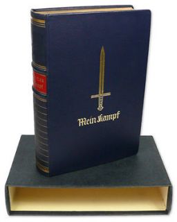   German Mein Kampf Book 1939 by Adolf Hitler * Jubilee Leather Edition