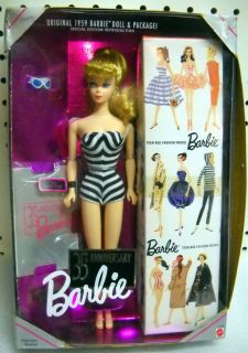 1993 35TH ANNIVERSARY *BARBIE, 1959* DOLL MINT CONDITION SEALED BOX.