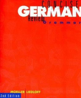 Concise German Review Grammar Vol. 2 by Jack R. Moeller and Helmut 