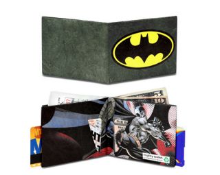 Dynomighty Black Batman Eco Friendly Recyclable Green Tyvek Wallet 