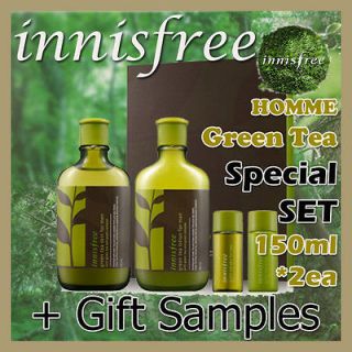 GENTLER] innisfree Green Tea for Men Special SET (Skin & Lotion 