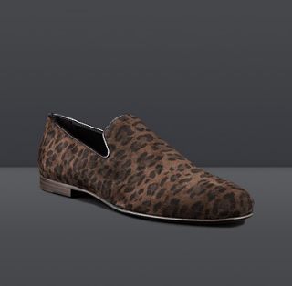 Jimmy Choo  Sloane  Leopard Print Suede Slipper Shoe  JIMMYCHOO 
