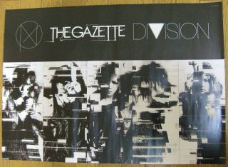 RARE THE GAZETTE DIVISION JAPAN Import Promo B2 First Limited Poster 
