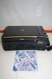 Kodak ESP 3 All in One Printer Copier Scanner Tested NEEDS COLOR INK
