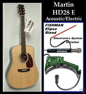   HD28 E Acoustic ELECTRIC Martin Guitar Used1hr Yet Perfect w/Warranty