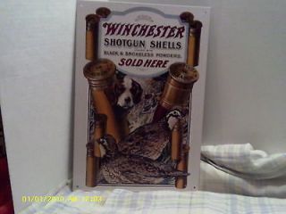 winchester tin sign in Collectibles
