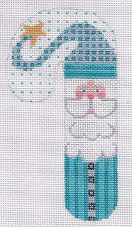   Candy Cane SC 12 Hand Painted Needlepoint Canvas by Cheryl Huckaby