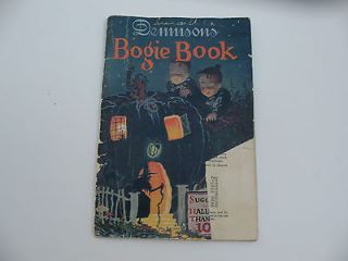 Original 1925 Dennison’s BOGIE BOOK, Suggestions for Halloween 
