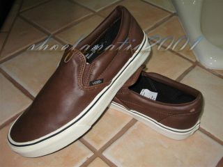   Sample Classic Slip On CA Aged Leather Brown Syndicate HUF Supreme 9