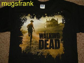 The Walking Dead Tv Show Sheriff Grimes Farm House Zombie T Shirt