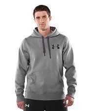   Armour Mens Charged Cotton Storm Hoodie   True Grey Heather (XL