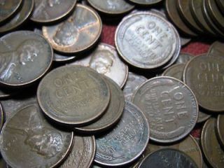 50 Old US Wheatback Pennies U.S. Cent Penny Wheat Antique Vintage 