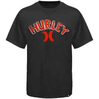Hurley Slap Stick T Shirt   Black Heather   L