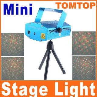 Mini Red Green Moving Laser Stage Light Projector Disco Party DJ
