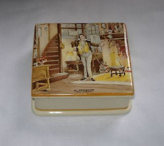 Old Vintage New Hall Hanley Staffordshire England Mr. Pecksniff Candy 