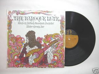 THE BAROQUE LUTE   BACH, GERWIG, LUTE, WALTER VG/VG