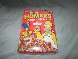 The Simpsons Homer’s Cinnamon Donut Limited Edition Kellogg’s 