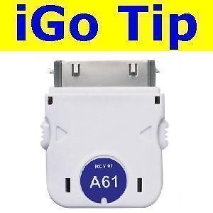 NEW iGo A61 Tip TESTED WITH iPhone 4S/4/3GS/3G/2G Power Charger Tip 