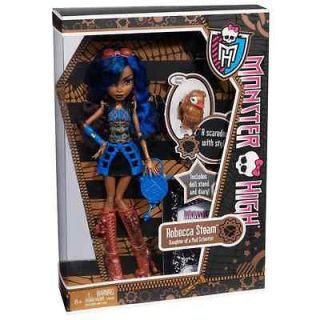   listed Monster High Robecca Steam Doll With Pet Brand New In Hand NIB