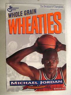 VERY RARE NBA Michael Jordan Collectors Ed Wheaties 18oz Box New 