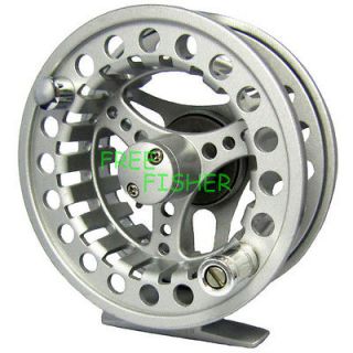 Fly Fishing CNC Anodized Aluminum Fly Reel 9/11 Silver R08