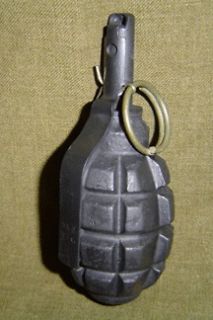 WWII Soviet F 1 Grenade INERT Resin Replica Repro