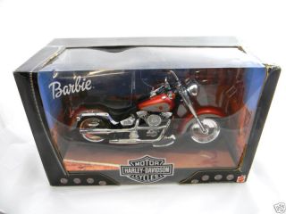 Harley Davidson Matel Barbie Toy Motorcycle FLSTF New