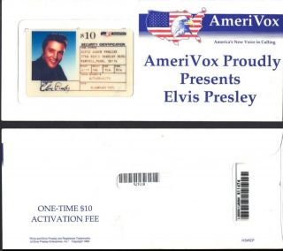 USA Elvis Presley Special Telephone Card 119