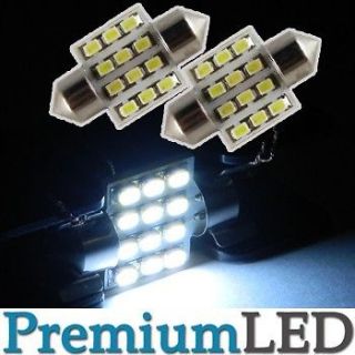 Pure White 12 SMD LED Map Light Bulbs 31mm Festoon 6428 6430 6461 3022 