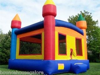 Commercial Inflatable Castle Themed Bounce House Moonwalk Bouncer