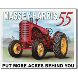 Massey Harris 55 tractor metal wall sign (de)