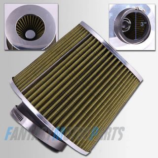 Universal High Performance Olive 3 Inlet Cone Dry Flow 3 Air Filter 