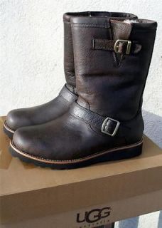 New UGG AUSTRALIA Carnero Leather Boots Mens 8 9 10 12 13 Cinnamon 