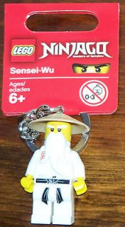 LEGO Ninjago SENSEI WU Keychain key chain teacher of ninja 853101