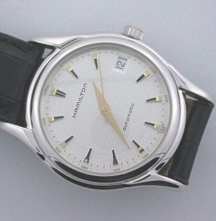 HAMILTON VIEWMATIC SILVER WHITE DIAL AUTO WATCH PREOWNED