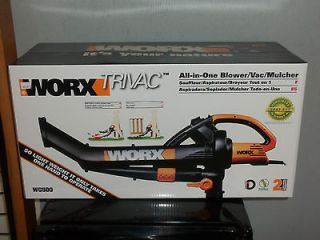 New Worx WG 500 Leaf Mulcher Blower Vac Vacuum Plug In Electric