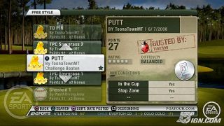 Tiger Woods PGA Tour 09 Sony Playstation 3, 2008
