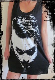 Heath Ledger Joker Vest** Free Size Tank Top Singlet T Shirt 