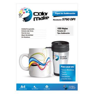 Heat Transfer Paper (Sublimation) 100 Sheets A4 for T shirt, Mugs 