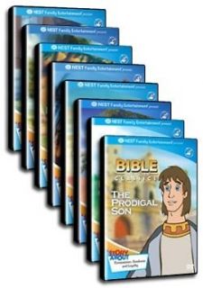 New Testament Bible Animated Classics 5 DVD Set   Nest Family   Free 